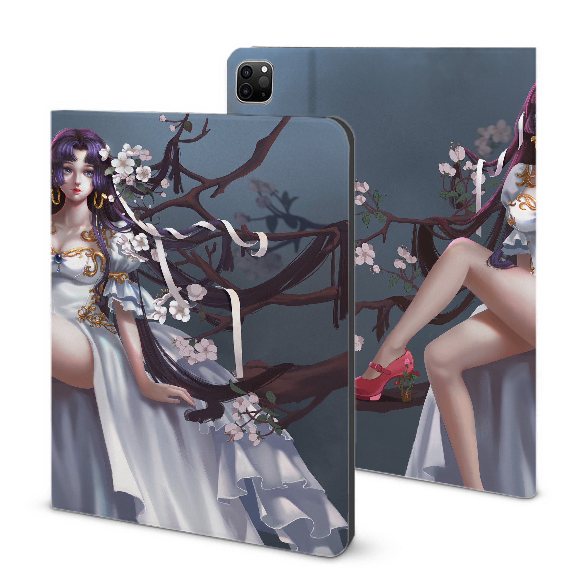 ワンピース ONE PIECE IPad ケース ブック型 PUレザー TPU 耐衝撃 軽量 薄型 ペン収納なし 全面保護 IPad 各モデル対応